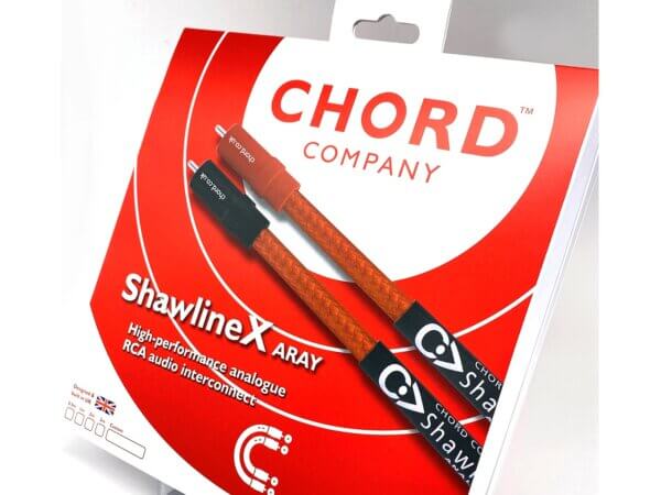 Chordco ShawlineX pack rca Câble CHORD ShawlineX ARAY analogique 2RCA-2RCA
